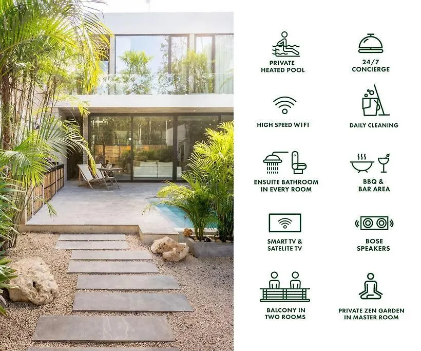 Villa Nimi: Architectural Gem with Private Pool & Concierge Tulum